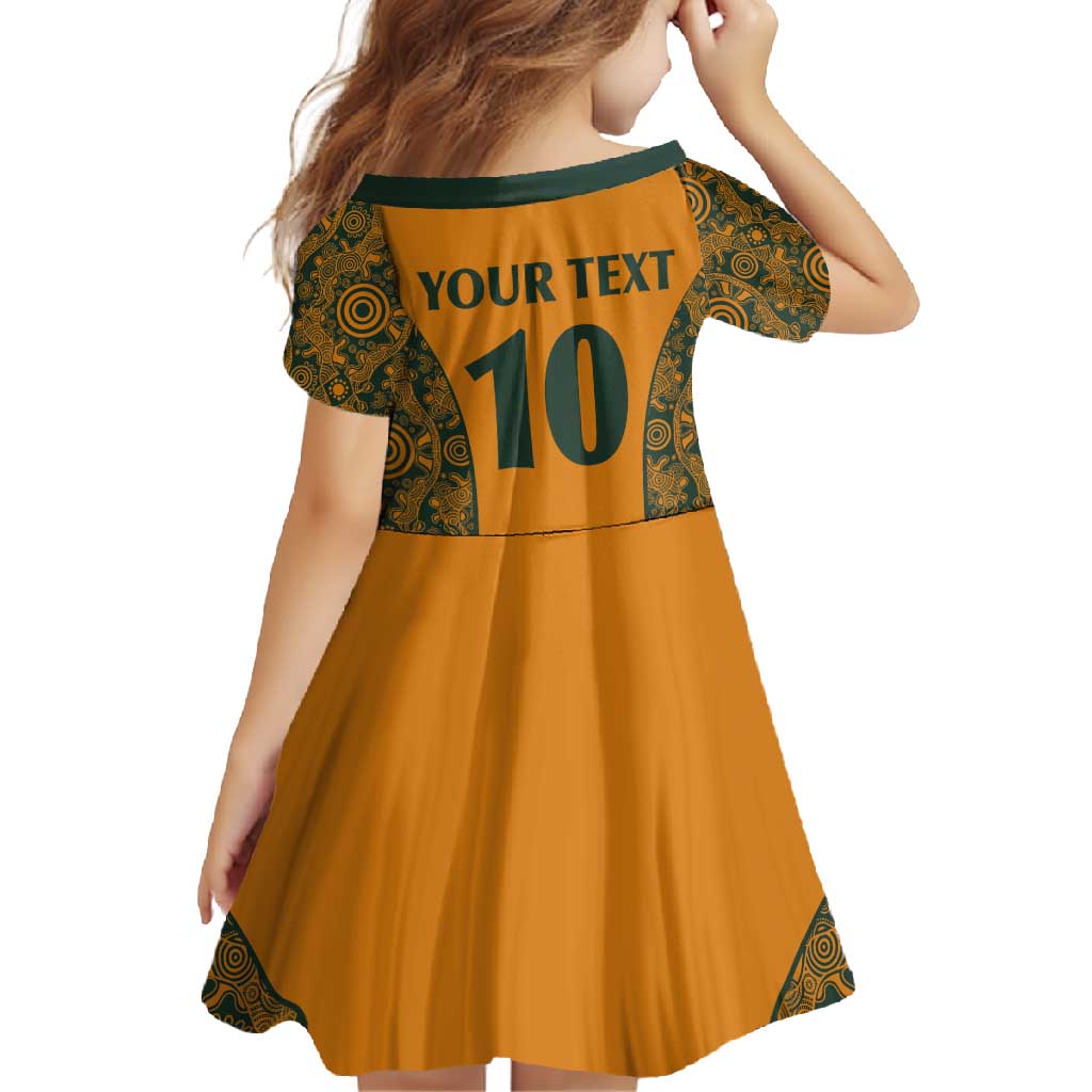 Custom Australia Rugby Championship 2024 Family Matching Mermaid Dress and Hawaiian Shirt Aboriginal Art Tattoo Pattern LT03 - Polynesian Pride