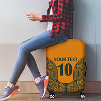 Custom Australia Rugby Championship 2024 Luggage Cover Aboriginal Art Tattoo Pattern LT03 - Polynesian Pride