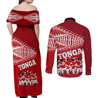 tonga-rugby-couples-matching-off-shoulder-maxi-dress-and-long-sleeve-button-shirts-sipi-tau-dance-ngatu-pattern
