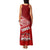 Tonga Rugby Family Matching Tank Maxi Dress and Hawaiian Shirt Sipi Tau Dance Ngatu Pattern LT03 - Polynesian Pride