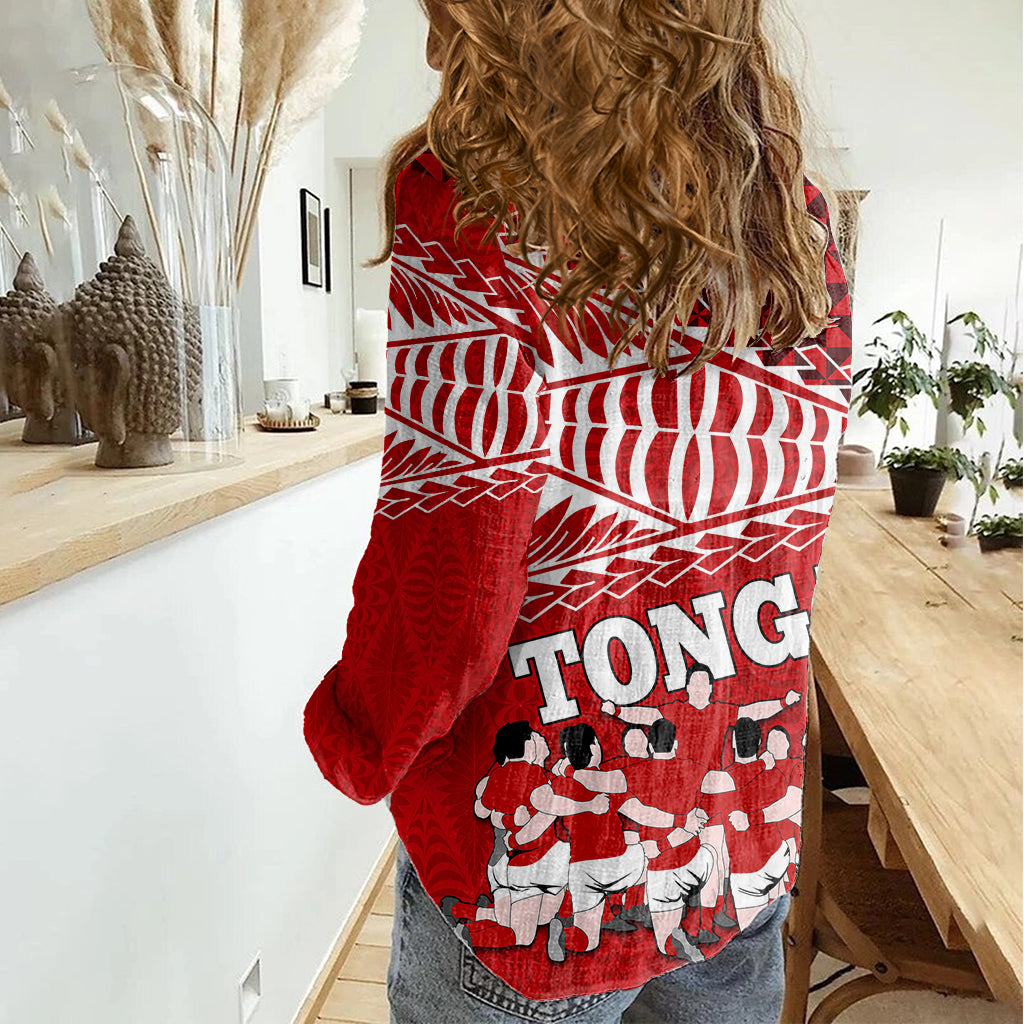 tonga-rugby-women-casual-shirt-sipi-tau-dance-ngatu-pattern
