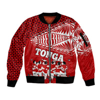 personalised-tonga-rugby-sleeve-zip-bomber-jacket-sipi-tau-dance-ngatu-pattern