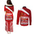 tonga-rugby-couples-matching-puletasi-dress-and-long-sleeve-button-shirts-sipi-tau-dance-coat-of-arms-ngatu-pattern