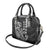 Cook Islands Vaa Polynesian Art Tattoo Shoulder Handbag Black Color