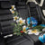 Hawaiian Plumeria and Turtle Back Car Seat Cover with Polynesian Tribal Art Pattern Vintage Vibes
