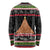 Personalized New Zealand Meri Kirihimete Long Sleeve Shirt Maori Warrior with Rugby Christmas Tree LT03 - Polynesian Pride