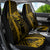 Custom Hawaii Car Seat Cover Ukelele and Hula Girl Mix Kakau Pattern LT03 - Polynesian Pride