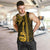 Custom Hawaii Men Tank Top Ukelele and Hula Girl Mix Kakau Pattern LT03 Yellow - Polynesian Pride