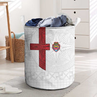 Tonga Ngatu Art Rugby Mate Ma'a Laundry Basket - Polynesian Pride