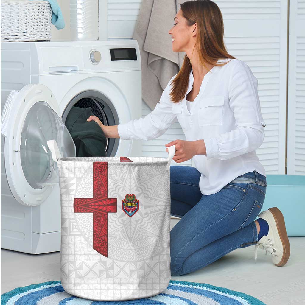 Tonga Ngatu Art Rugby Mate Ma'a Laundry Basket - Polynesian Pride