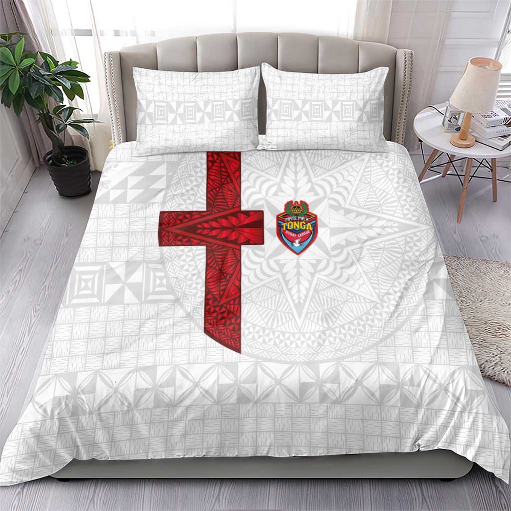 Tonga Ngatu Art Rugby Mate Ma'a Bedding Set - Polynesian Pride