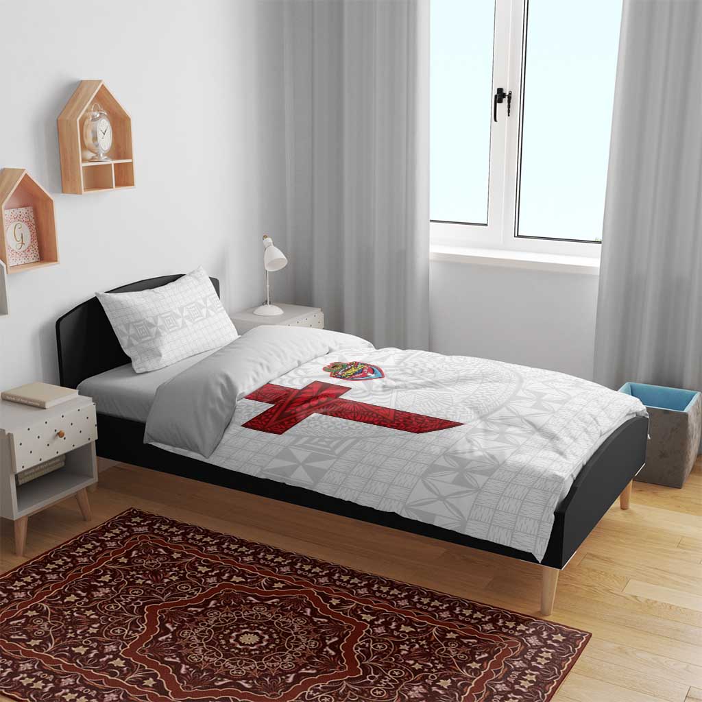 Tonga Ngatu Art Rugby Mate Ma'a Bedding Set - Polynesian Pride