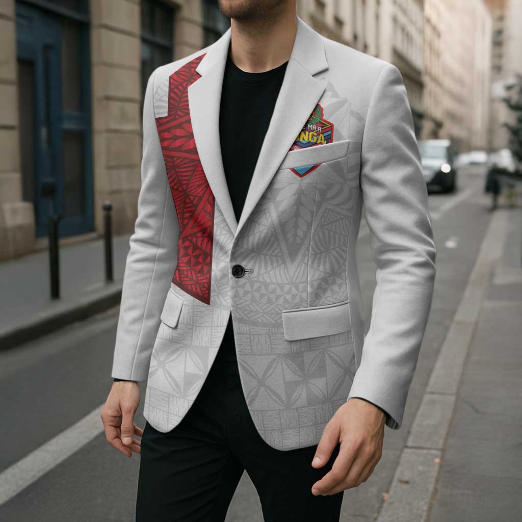 Custom Tonga Ngatu Art Rugby Mate Ma'a Blazer - Polynesian Pride
