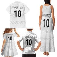 Custom Tonga Ngatu Art Rugby Mate Ma'a Family Matching Tank Maxi Dress and Hawaiian Shirt - Polynesian Pride