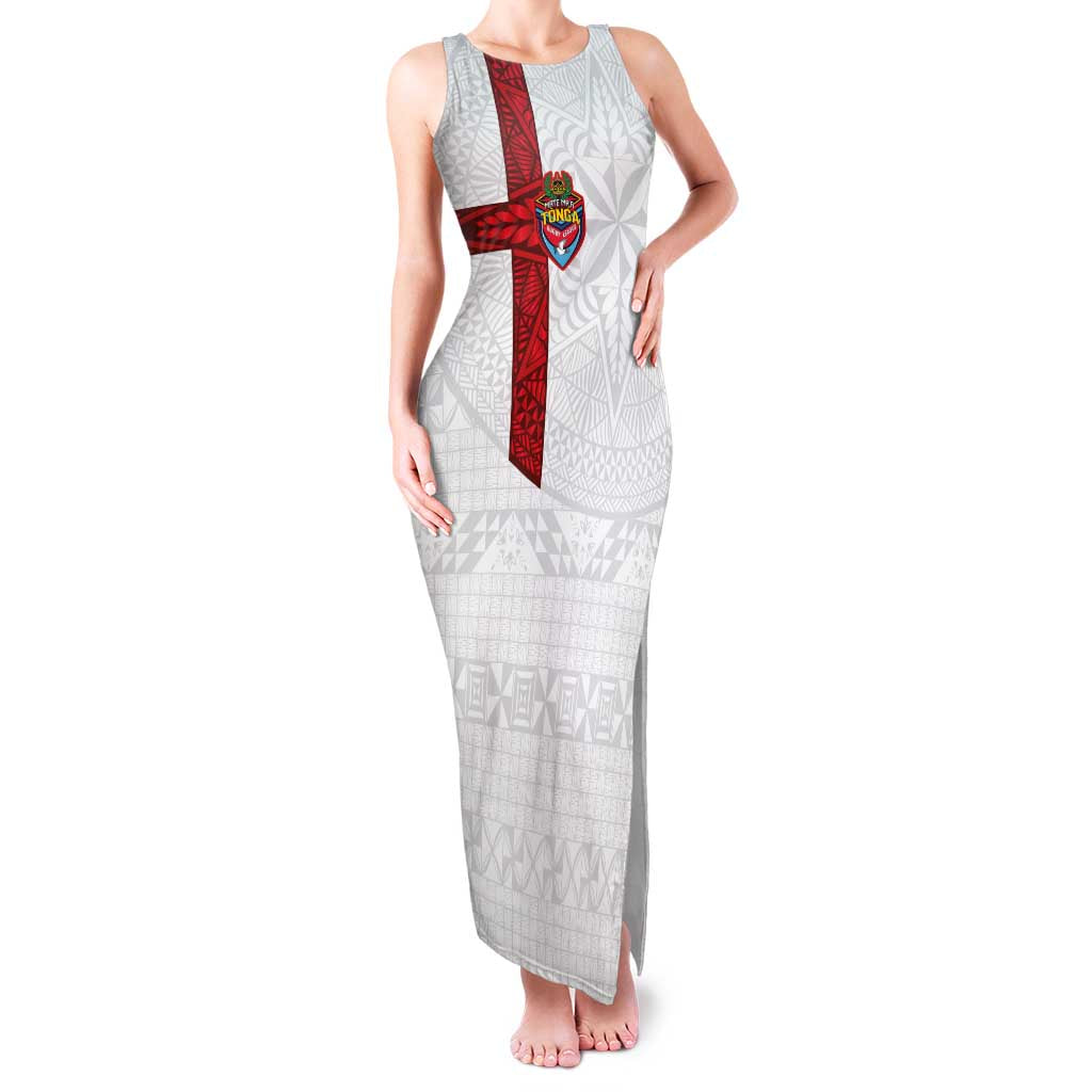 Custom Tonga Ngatu Art Rugby Mate Ma'a Family Matching Tank Maxi Dress and Hawaiian Shirt - Polynesian Pride