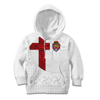 Custom Tonga Ngatu Art Rugby Mate Ma'a Kid Hoodie - Polynesian Pride