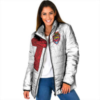 Custom Tonga Ngatu Art Rugby Mate Ma'a Padded Jacket - Polynesian Pride