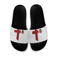 Tonga Ngatu Art Rugby Mate Ma'a Slide Sandals - Polynesian Pride