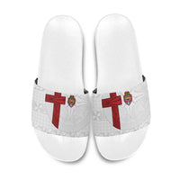 Tonga Ngatu Art Rugby Mate Ma'a Slide Sandals - Polynesian Pride