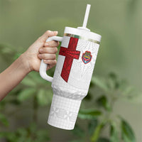 Tonga Ngatu Art Rugby Mate Ma'a Tumbler With Handle - Polynesian Pride