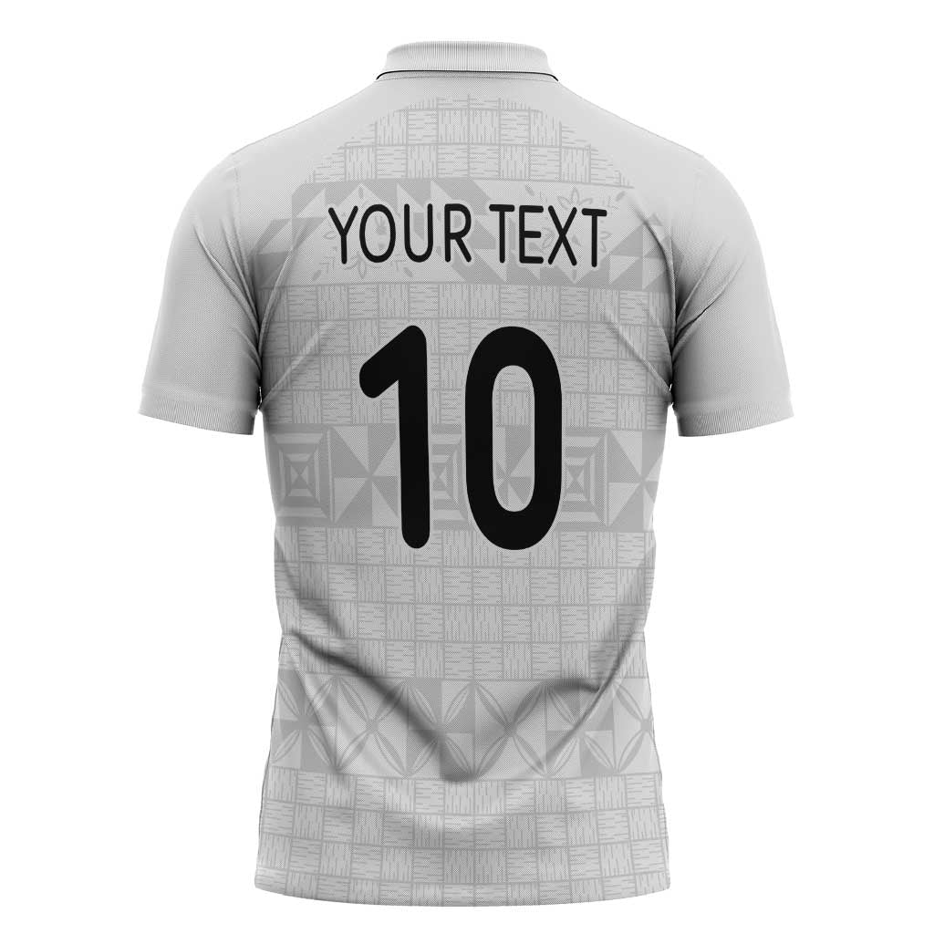 Custom Tonga Ngatu Art Rugby Mate Ma'a Zipper Polo Shirt - Polynesian Pride