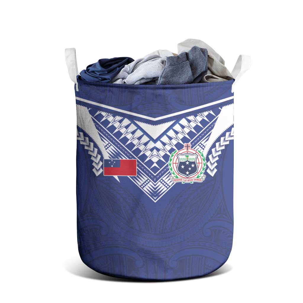 Samoa Rugby Laundry Basket Pacific Motifs - Polynesian Pride
