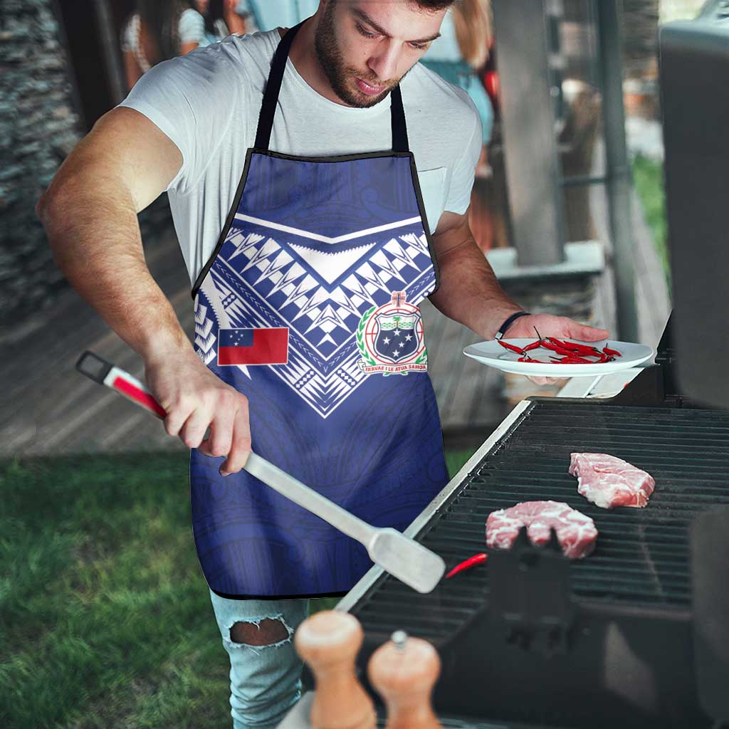 Samoa Rugby Apron Pacific Motifs - Polynesian Pride