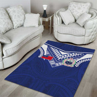 Samoa Rugby Area Rug Pacific Motifs - Polynesian Pride