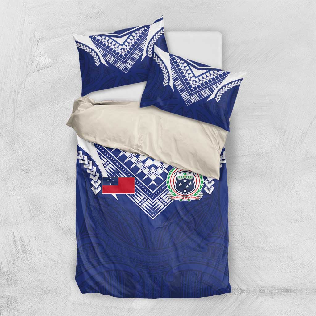 Samoa Rugby Bedding Set Pacific Motifs - Polynesian Pride