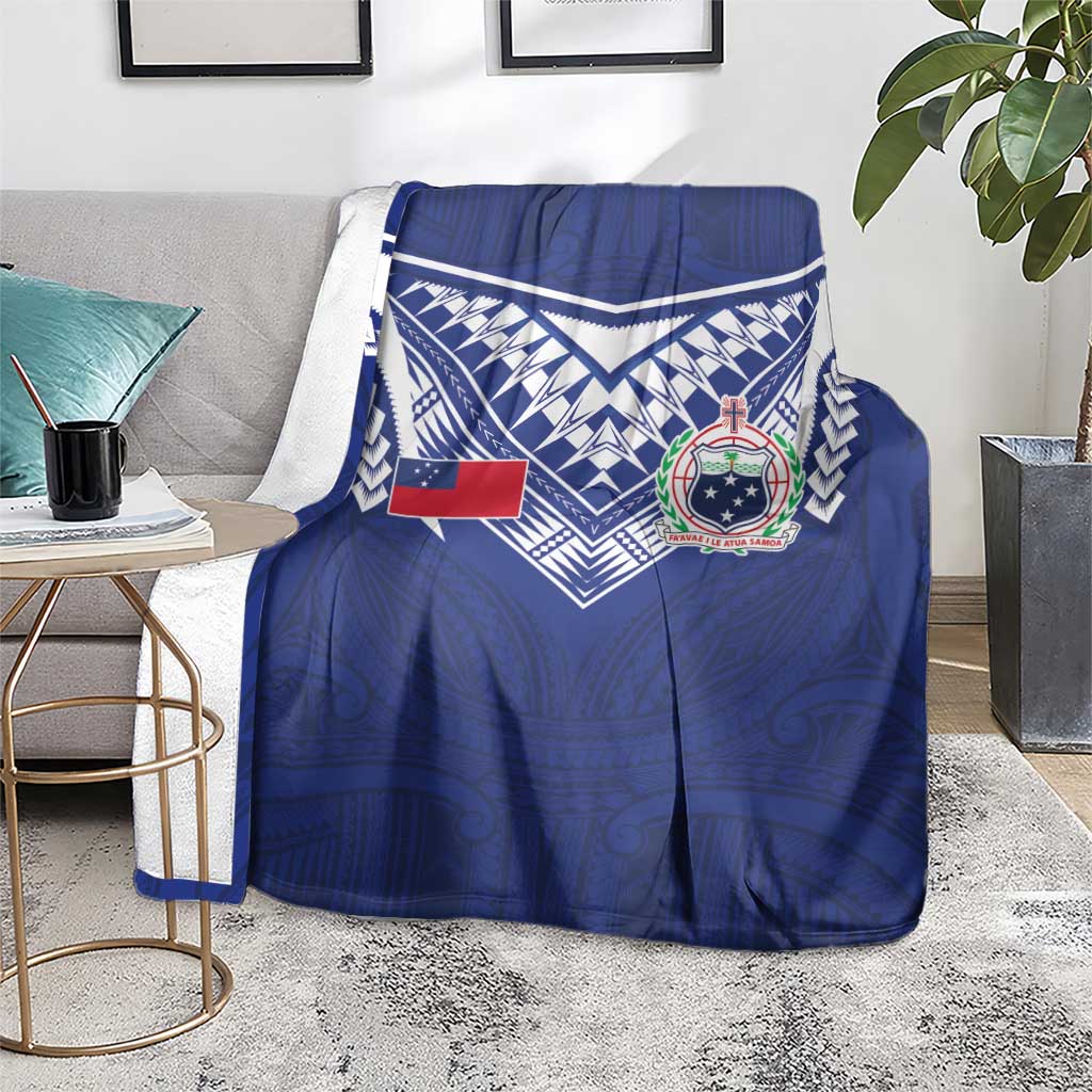 Samoa Rugby Blanket Pacific Motifs - Polynesian Pride