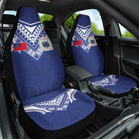 Samoa Rugby Car Seat Cover Pacific Motifs - Polynesian Pride