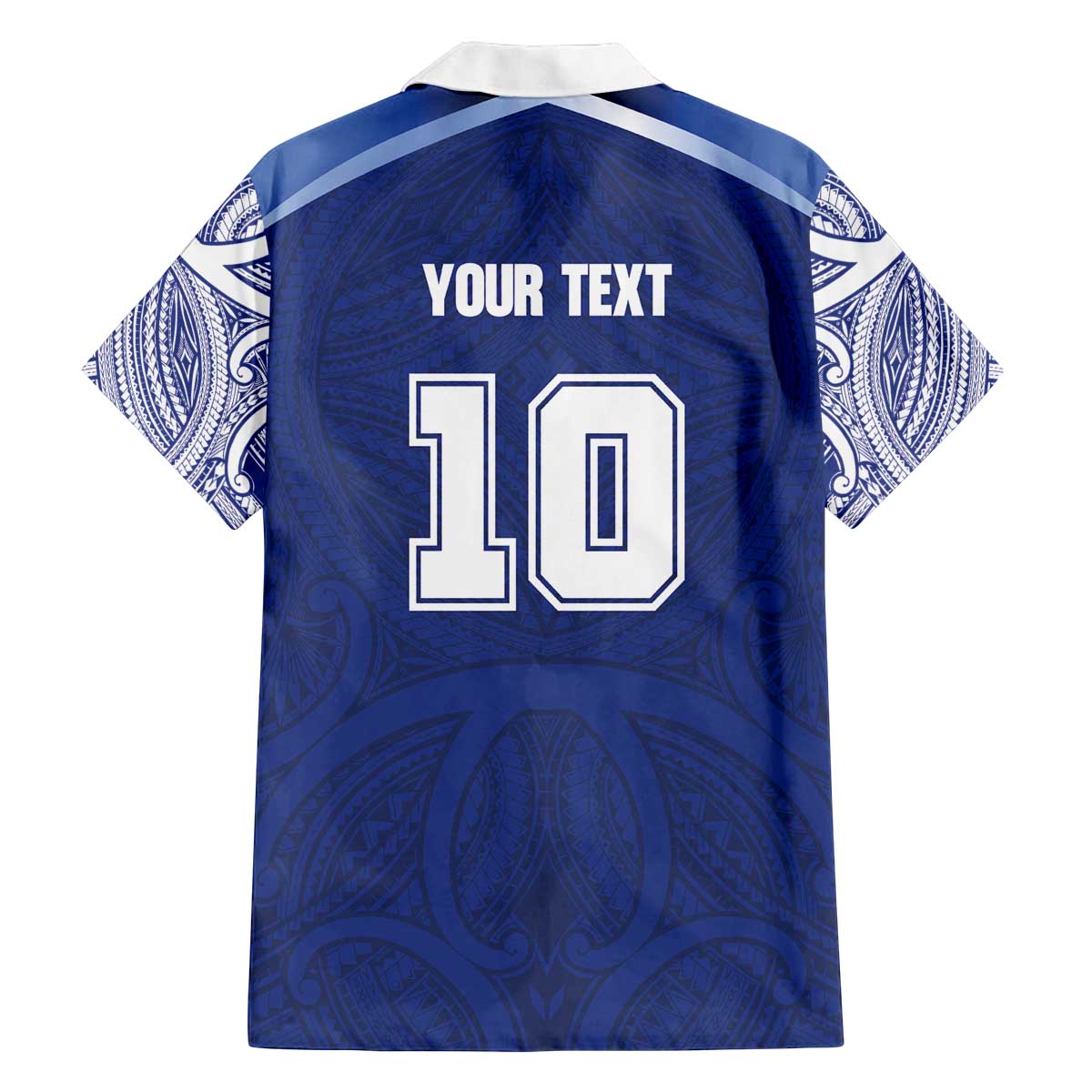 Custom Samoa Rugby Family Matching Off The Shoulder Long Sleeve Dress and Hawaiian Shirt Pacific Motifs - Polynesian Pride