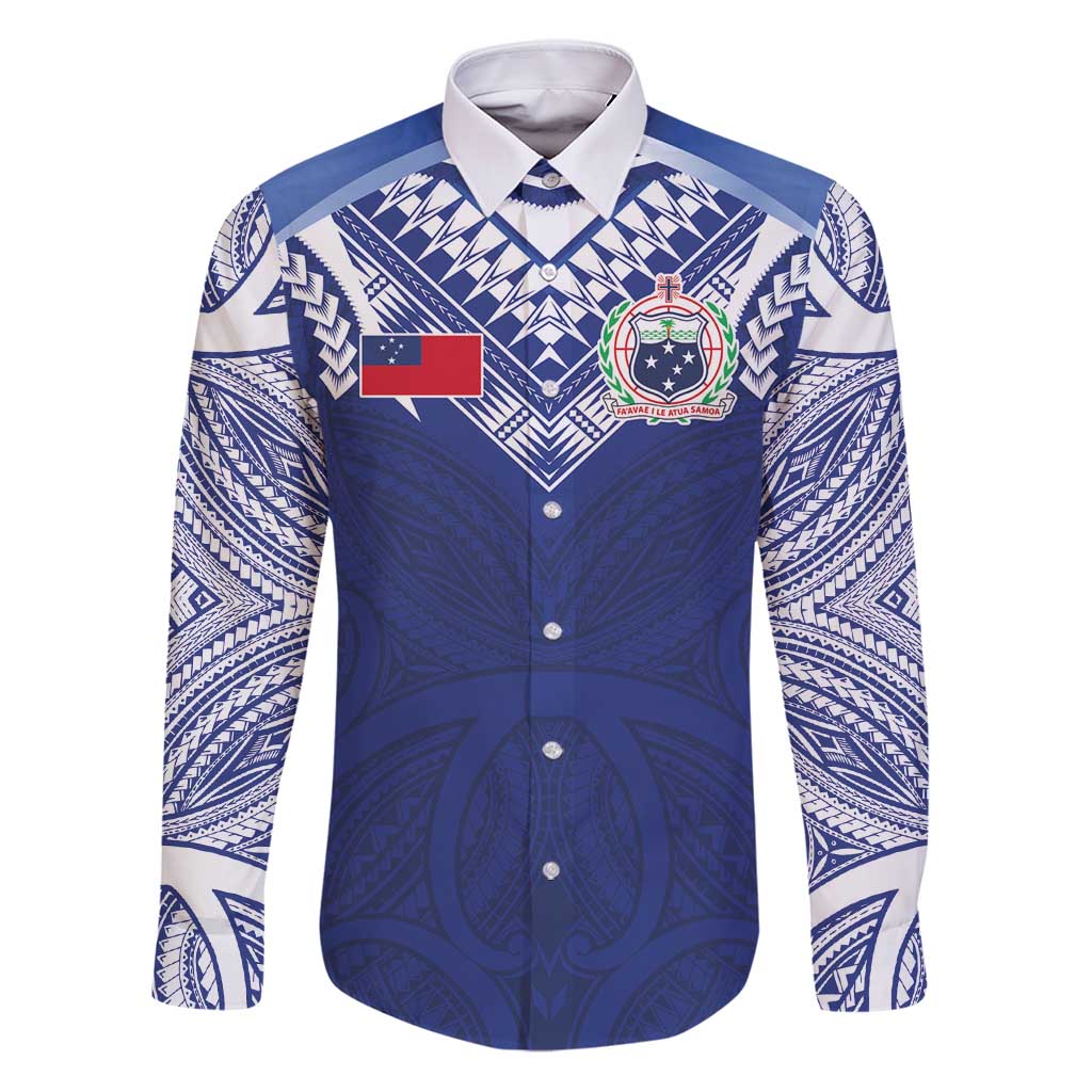 Custom Samoa Rugby Family Matching Puletasi and Hawaiian Shirt Pacific Motifs - Polynesian Pride