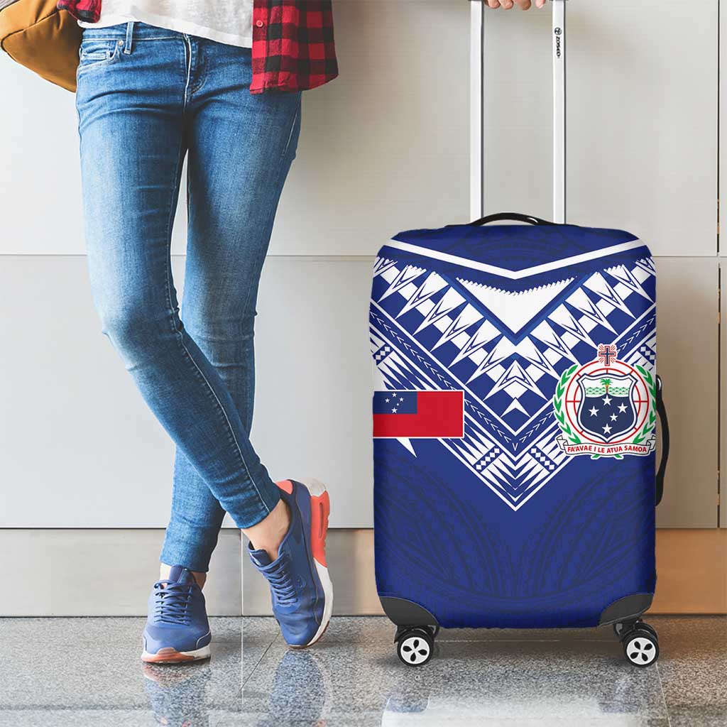 Samoa Rugby Luggage Cover Pacific Motifs - Polynesian Pride