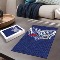 Samoa Rugby Puzzle Pacific Motifs - Polynesian Pride