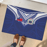 Samoa Rugby Rubber Doormat Pacific Motifs - Polynesian Pride