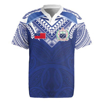 Custom Samoa Rugby Rugby Jersey Pacific Motifs - Polynesian Pride
