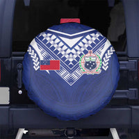 Samoa Rugby Spare Tire Cover Pacific Motifs - Polynesian Pride