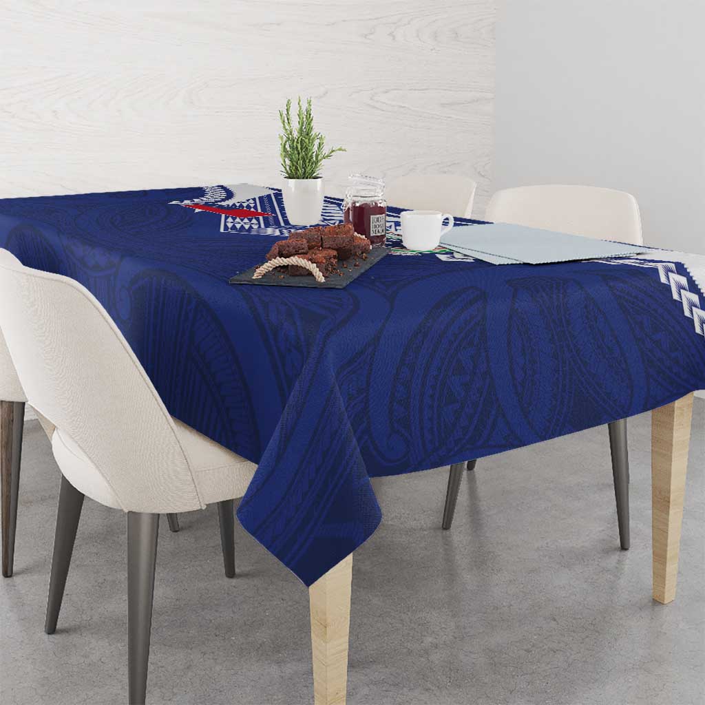 Samoa Rugby Tablecloth Pacific Motifs - Polynesian Pride