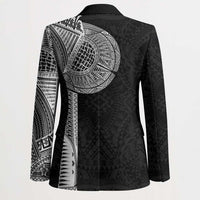 Samoan Tatau Blazer Art Tribal Traditional Tattoos - Polynesian Pride