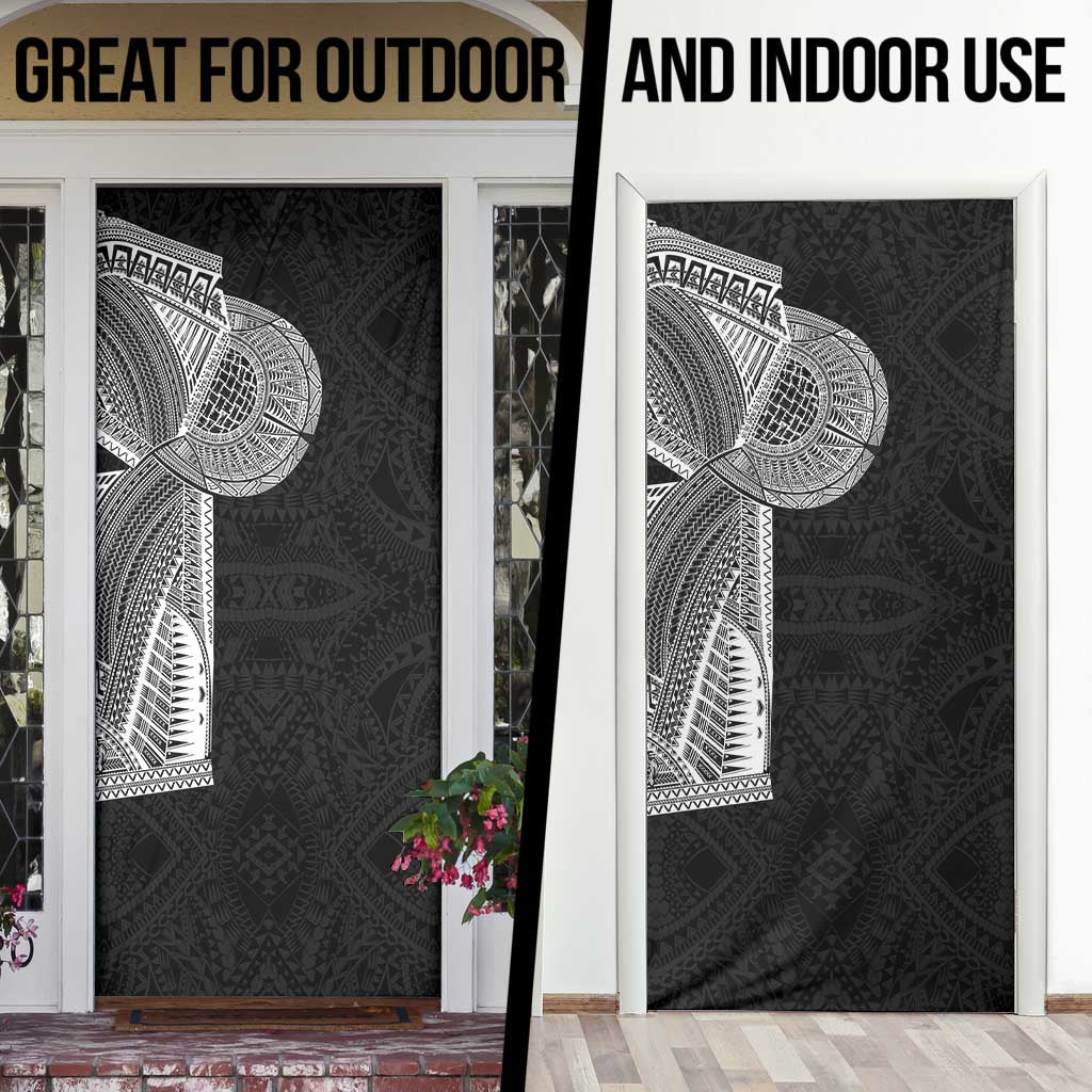 Samoan Tatau Door Cover Art Tribal Traditional Tattoos - Polynesian Pride