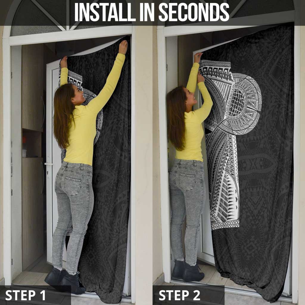 Samoan Tatau Door Cover Art Tribal Traditional Tattoos - Polynesian Pride