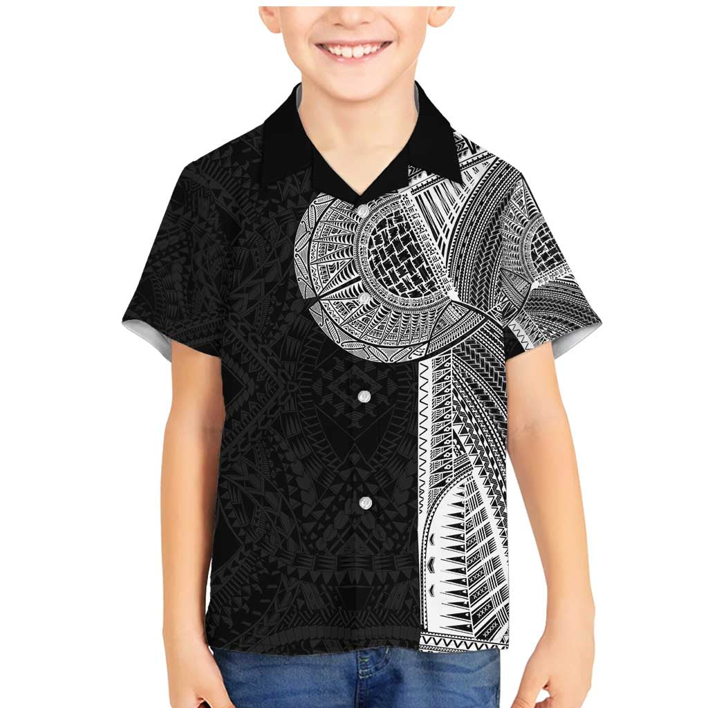 Samoan Tatau Family Matching Mermaid Dress and Hawaiian Shirt Art Tribal Traditional Tattoos - Polynesian Pride