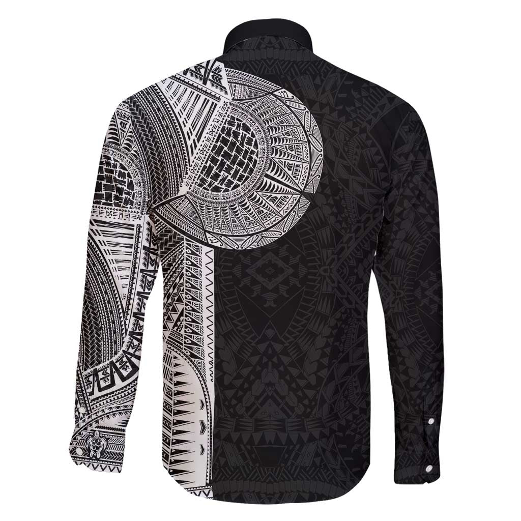 Samoan Tatau Family Matching Short Sleeve Bodycon Dress and Hawaiian Shirt Art Tribal Traditional Tattoos - Polynesian Pride