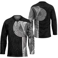 Samoan Tatau Hockey Jersey Art Tribal Traditional Tattoos - Polynesian Pride