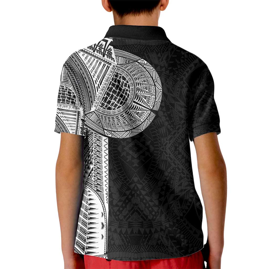 Samoan Tatau Kid Polo Shirt Art Tribal Traditional Tattoos - Polynesian Pride