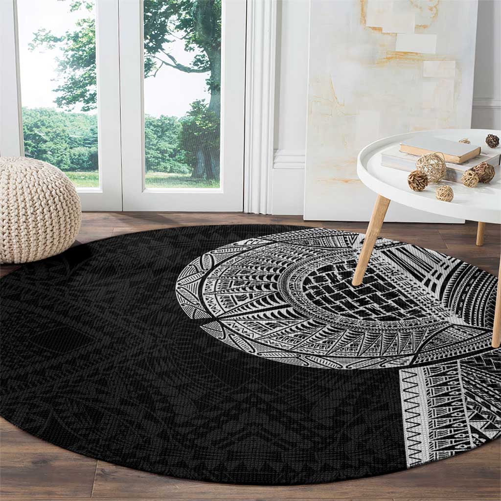 Samoan Tatau Round Carpet Art Tribal Traditional Tattoos - Polynesian Pride