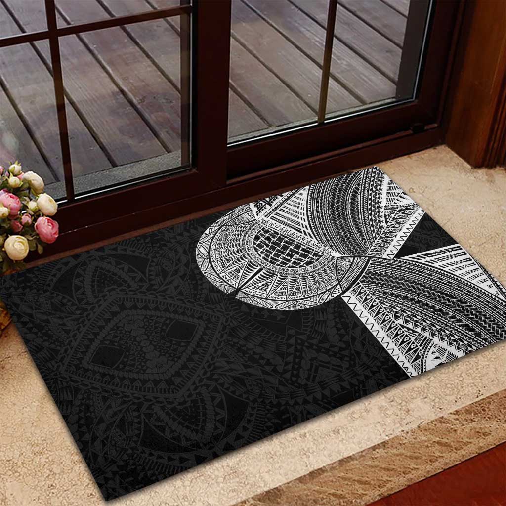 Samoan Tatau Rubber Doormat Art Tribal Traditional Tattoos - Polynesian Pride