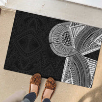 Samoan Tatau Rubber Doormat Art Tribal Traditional Tattoos - Polynesian Pride