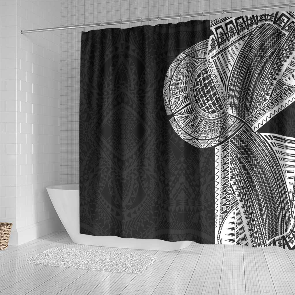 Samoan Tatau Shower Curtain Art Tribal Traditional Tattoos - Polynesian Pride